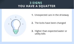 3 Signs You Have A Squatter 
