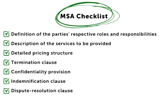 MSA Checklist