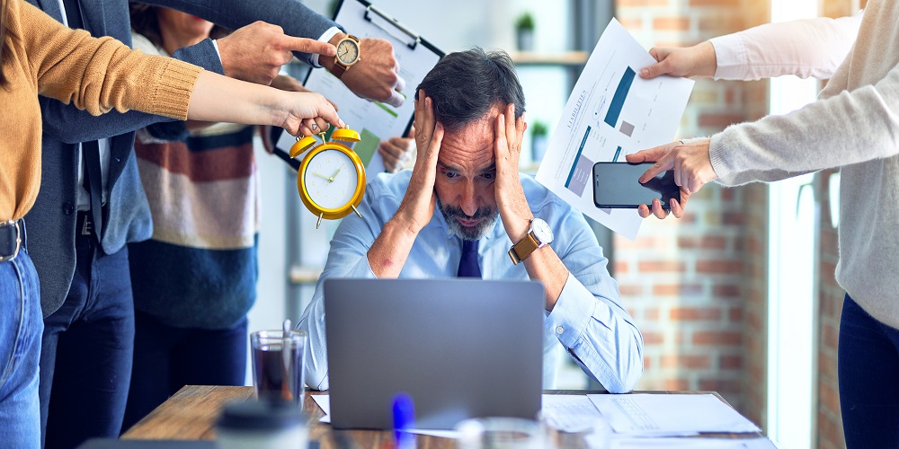 Frustrated Employees At The Office